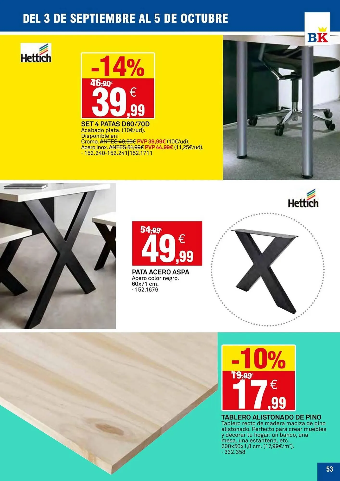 Catálogo de Catálogo Bricoking 3 de septiembre al 15 de octubre 2025 - Página 53