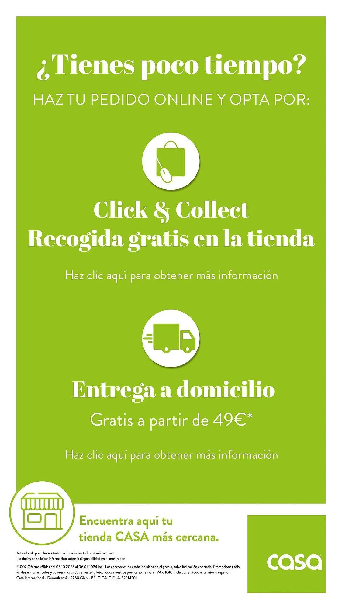 Catálogo de Folleto Casa 6 de octubre al 6 de enero 2024 - Página 34