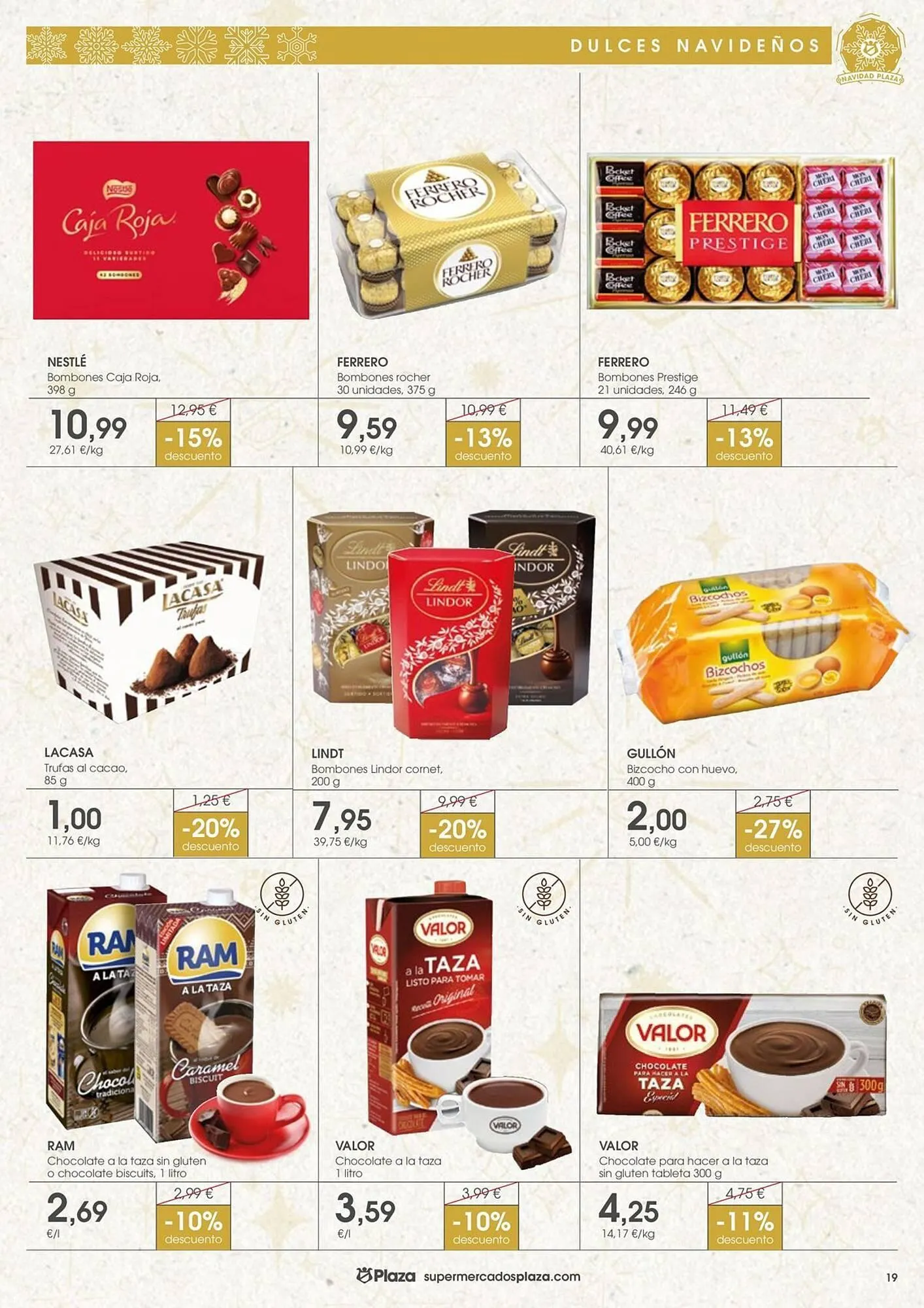 Catálogo de Folleto Supermercados Plaza 18 de diciembre al 7 de enero 2026 - Página 19