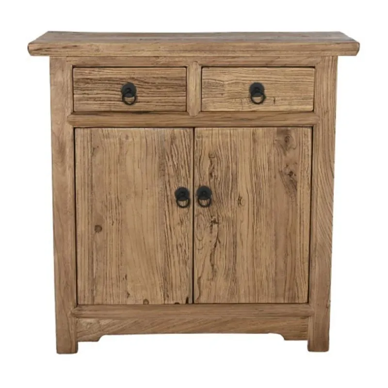 Solid elm sideboard 88cm