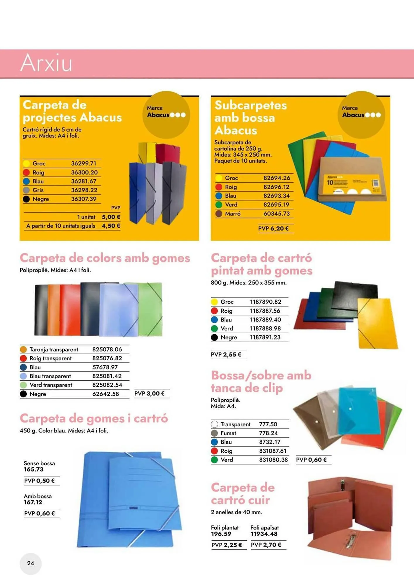 Catálogo de Folleto Abacus 19 de mayo al 30 de septiembre 2023 - Página 24