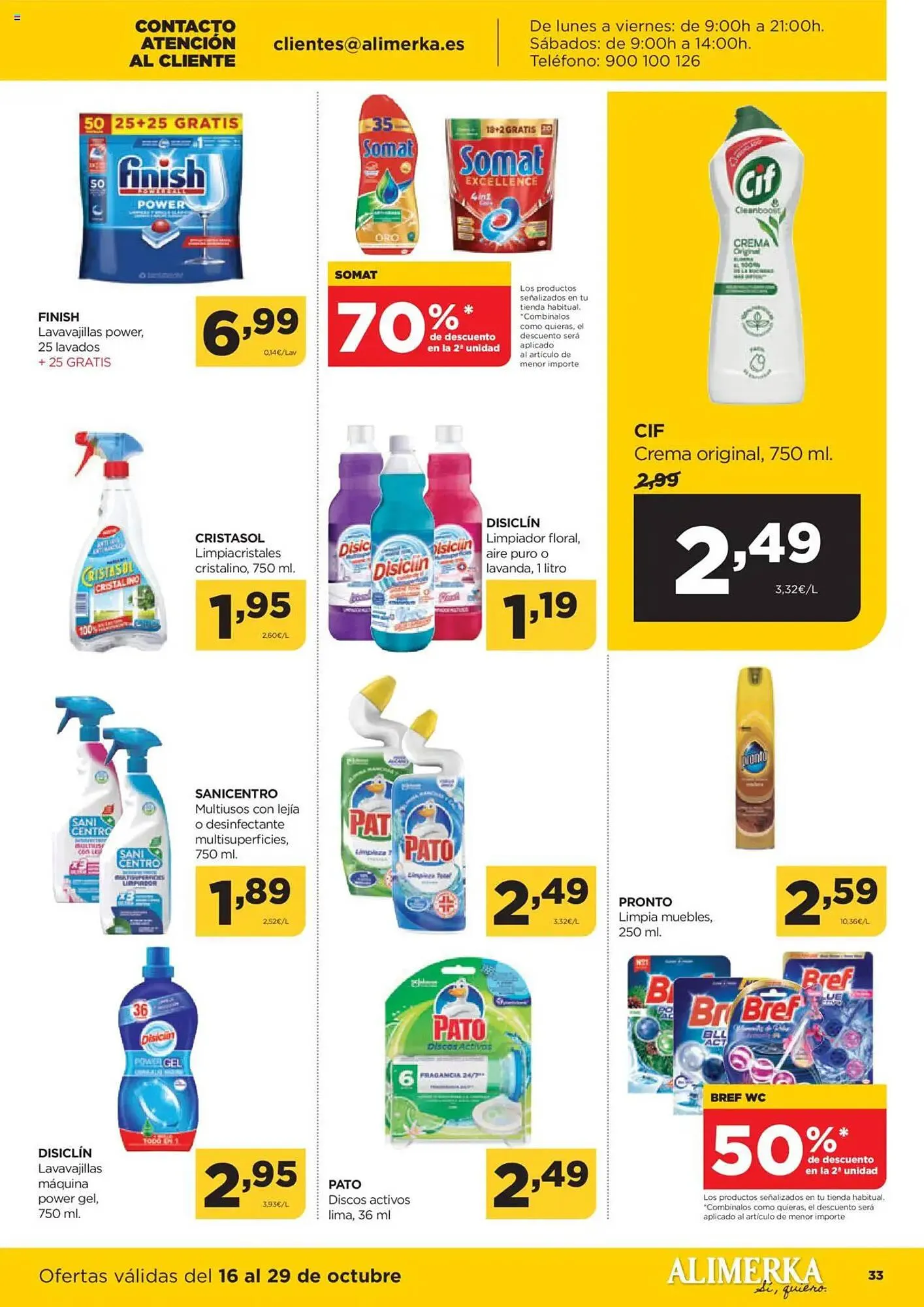 Catálogo de Folleto Alimerka 16 de octubre al 29 de octubre 2025 - Página 33