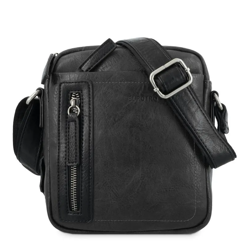 Bolso bandolera pequeño hombre en color negro - Verota