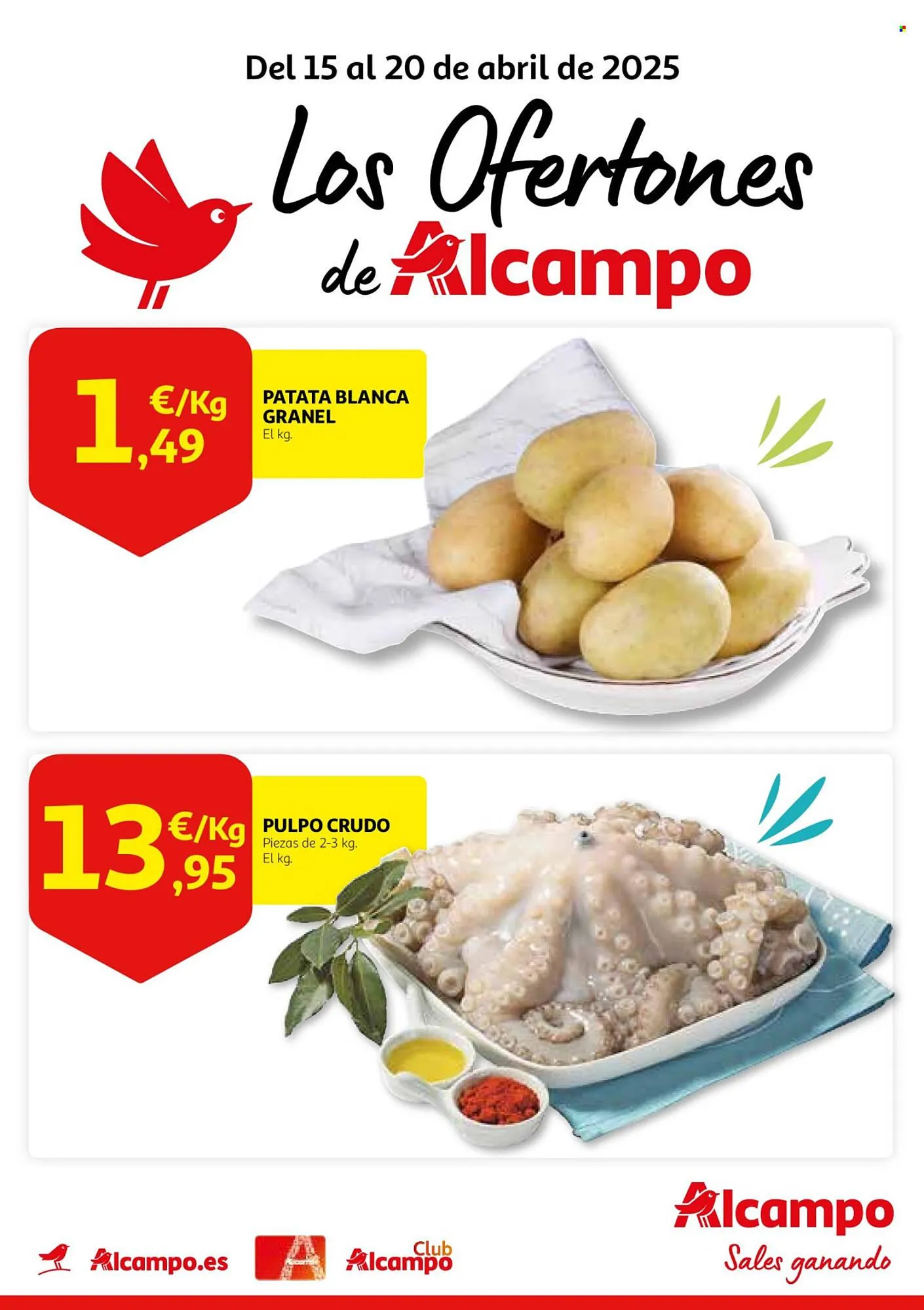Catálogo de Folleto Alcampo 15 de abril al 20 de abril 2025 - Página 1