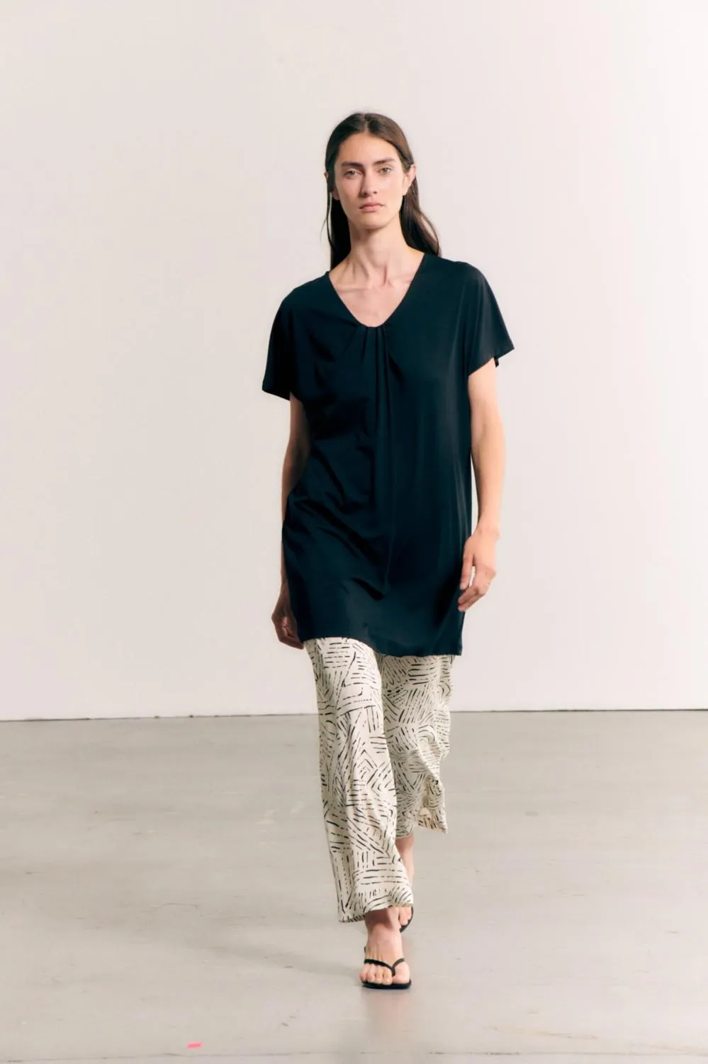 Pantalón estampado viscosa