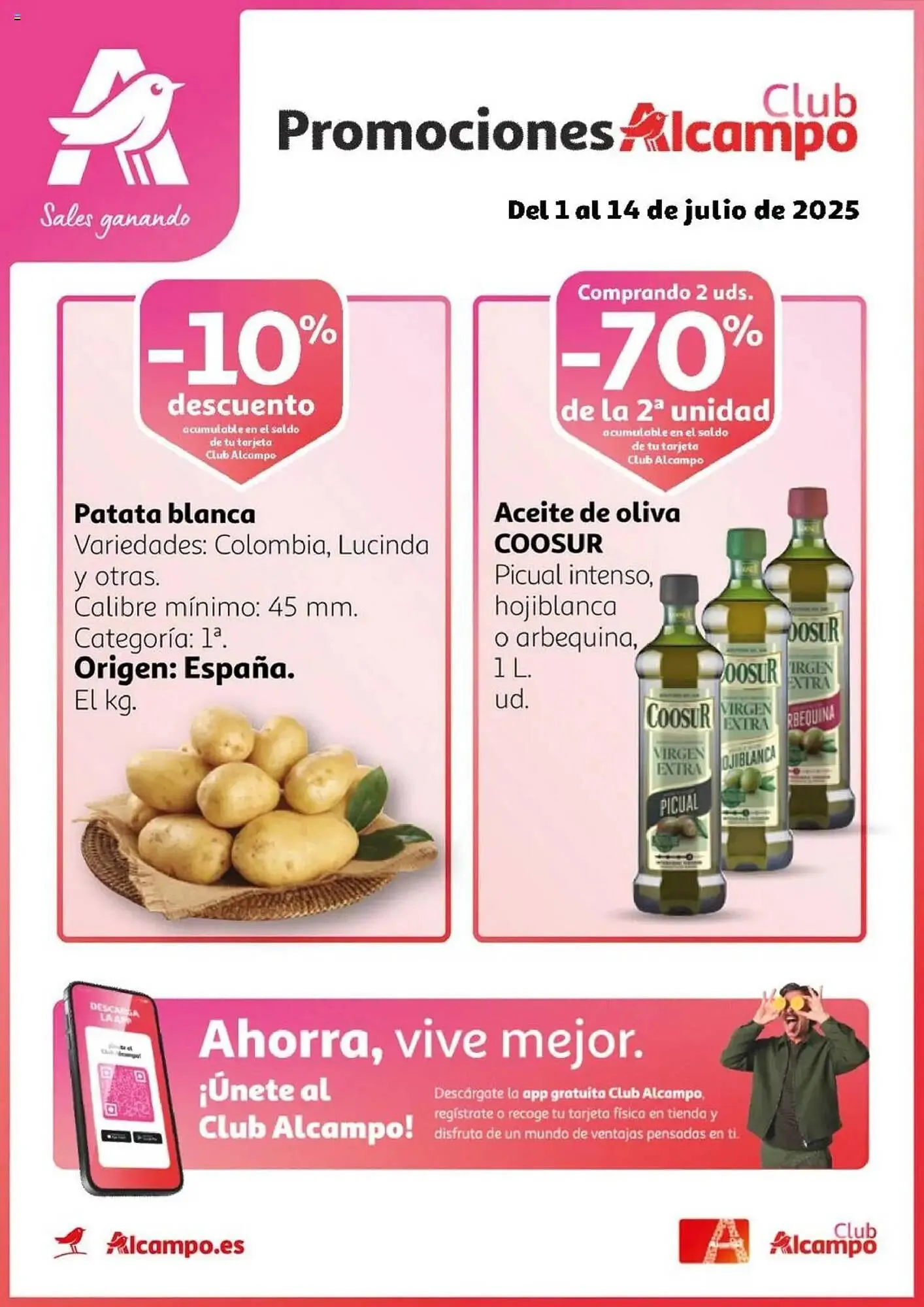 Catálogo de Folleto Alcampo 1 de julio al 14 de julio 2025 - Página 1