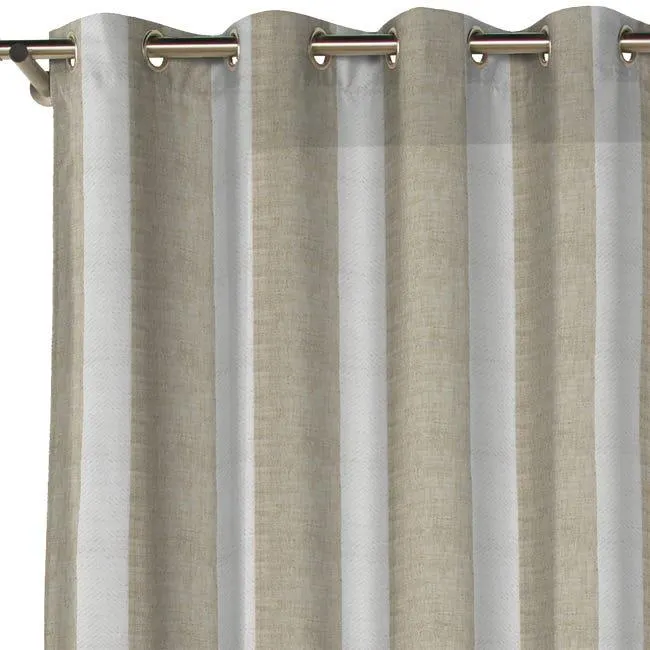 Visillo ollaos Combe rayas lino de 140x270cm