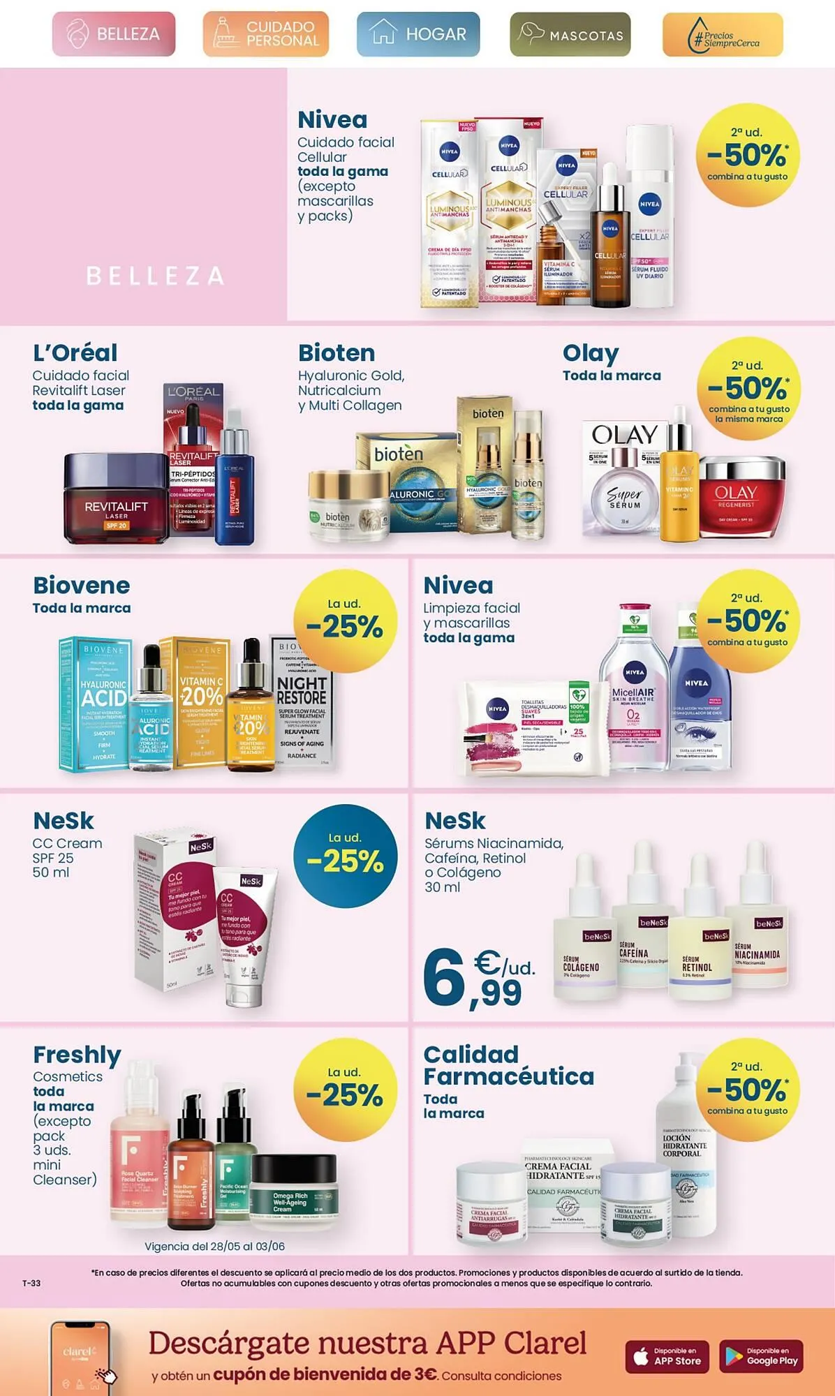 Catálogo de Folleto Clarel 28 de mayo al 17 de junio 2025 - Página 4