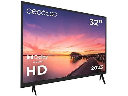TV Led 32" - CECOTEC 0 Séries 0032, HD, Black
