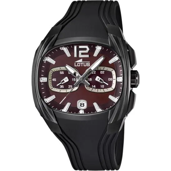 RELOJ LOTUS 15757/C MARRÓN CORREA DE CAUCHO, HOMBRE