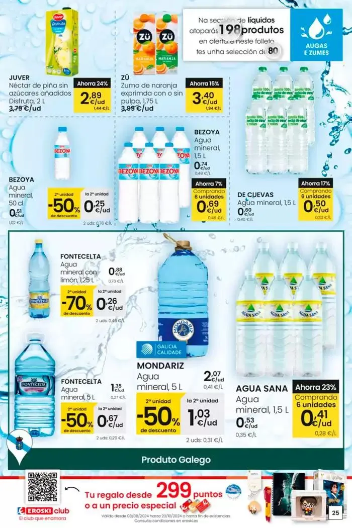 Catálogo de Sempre a bo prezo EROSKI 26 de septiembre al 8 de octubre 2024 - Página 25