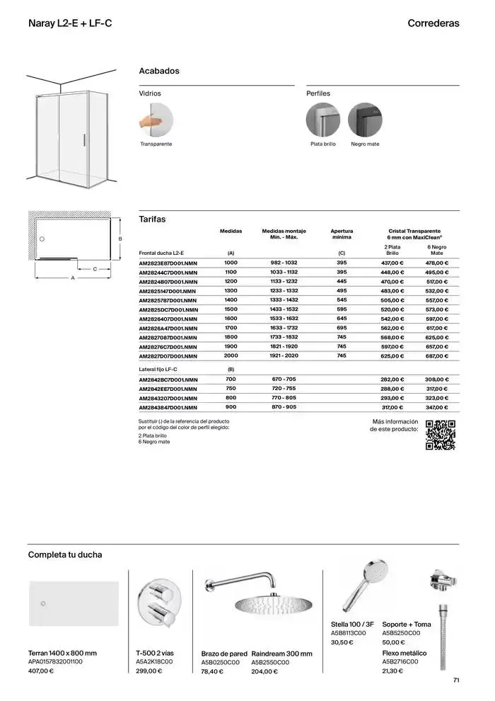 Catálogo de Mamparas de Baño 9 de enero al 31 de diciembre 2025 - Página 73