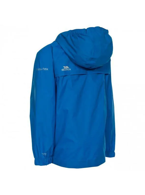 Chaqueta impermeable / Chubasquero plegable Modelo Qikpac para niños niñas