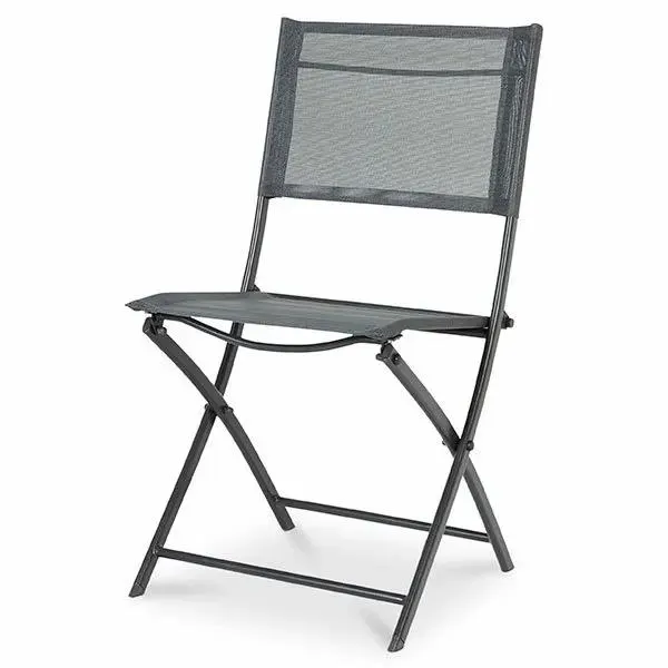 Silla Plegable Saba Gris Antracita 84,5 X 46,5 cm
