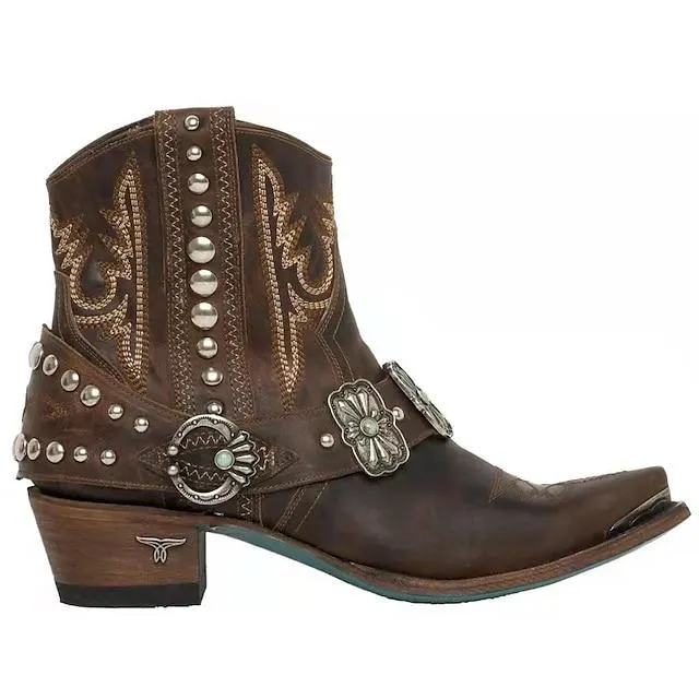 Hombre Mujer Botas Retro Zapatos De Vestir Botas de Moto Botas de ciclista Zapatos de Paseo Clásico Casual Diario Fiesta y Noche Cuero Cómodo Botines / Hasta el Tobillo Mocasín Negro Marrón Primavera