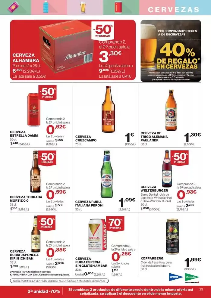 Catálogo de Nuestros mejores precios en Canarias 27 de marzo al 9 de abril 2025 - Página 23