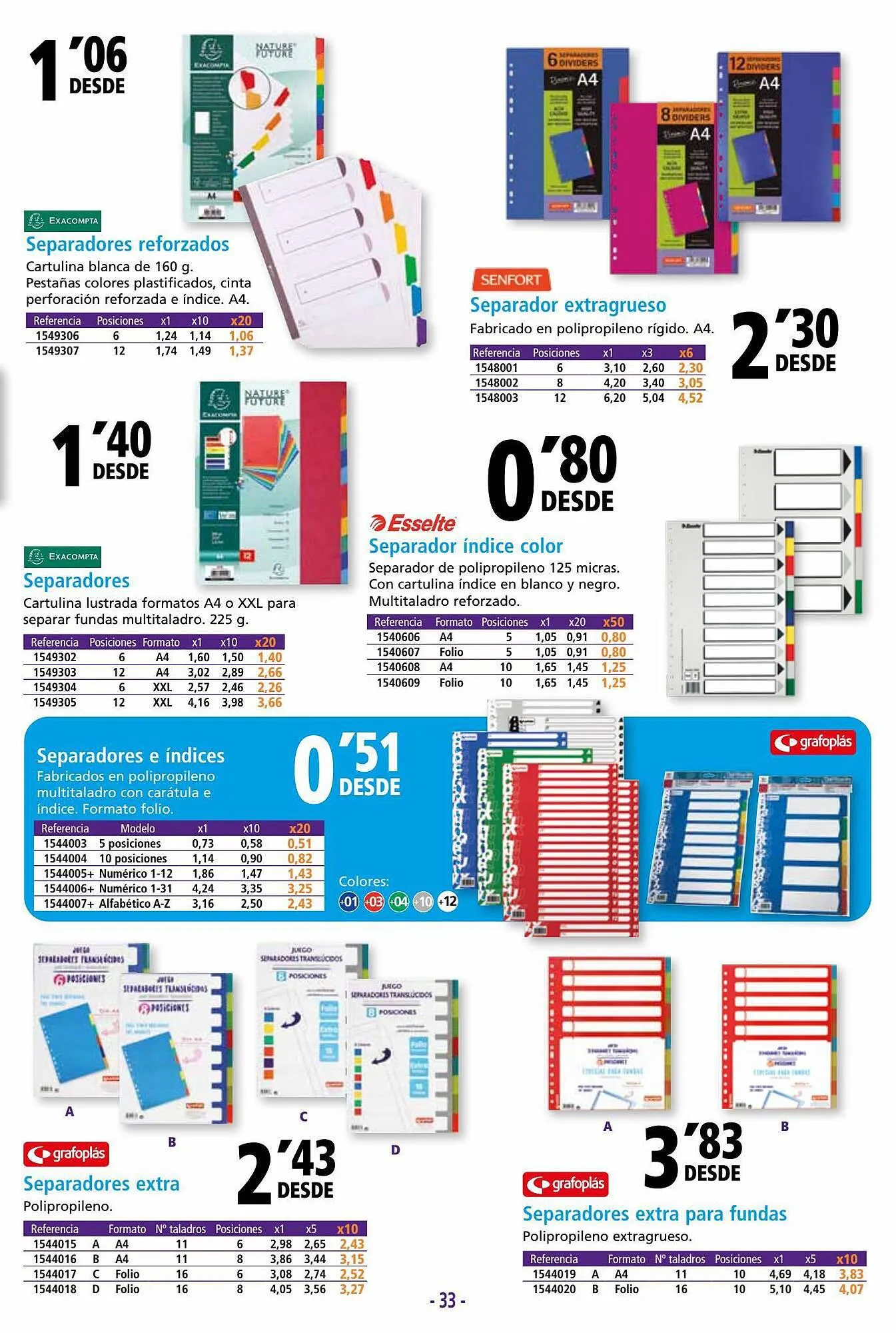 Catálogo de Folleto Folder 8 de mayo al 10 de octubre 2023 - Página 33