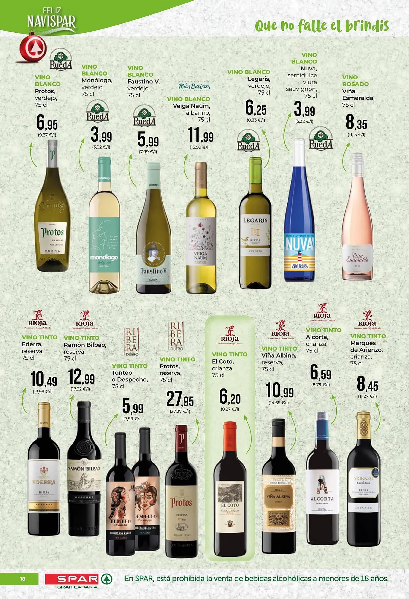 Catálogo de Folleto SPAR Gran Canaria 2 de diciembre al 11 de diciembre 2025 - Página 18