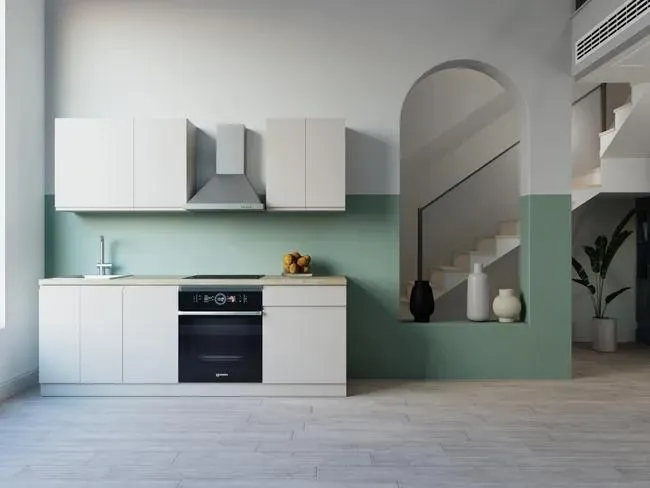 Cocina en kit TÁMESIS crema 225 cm