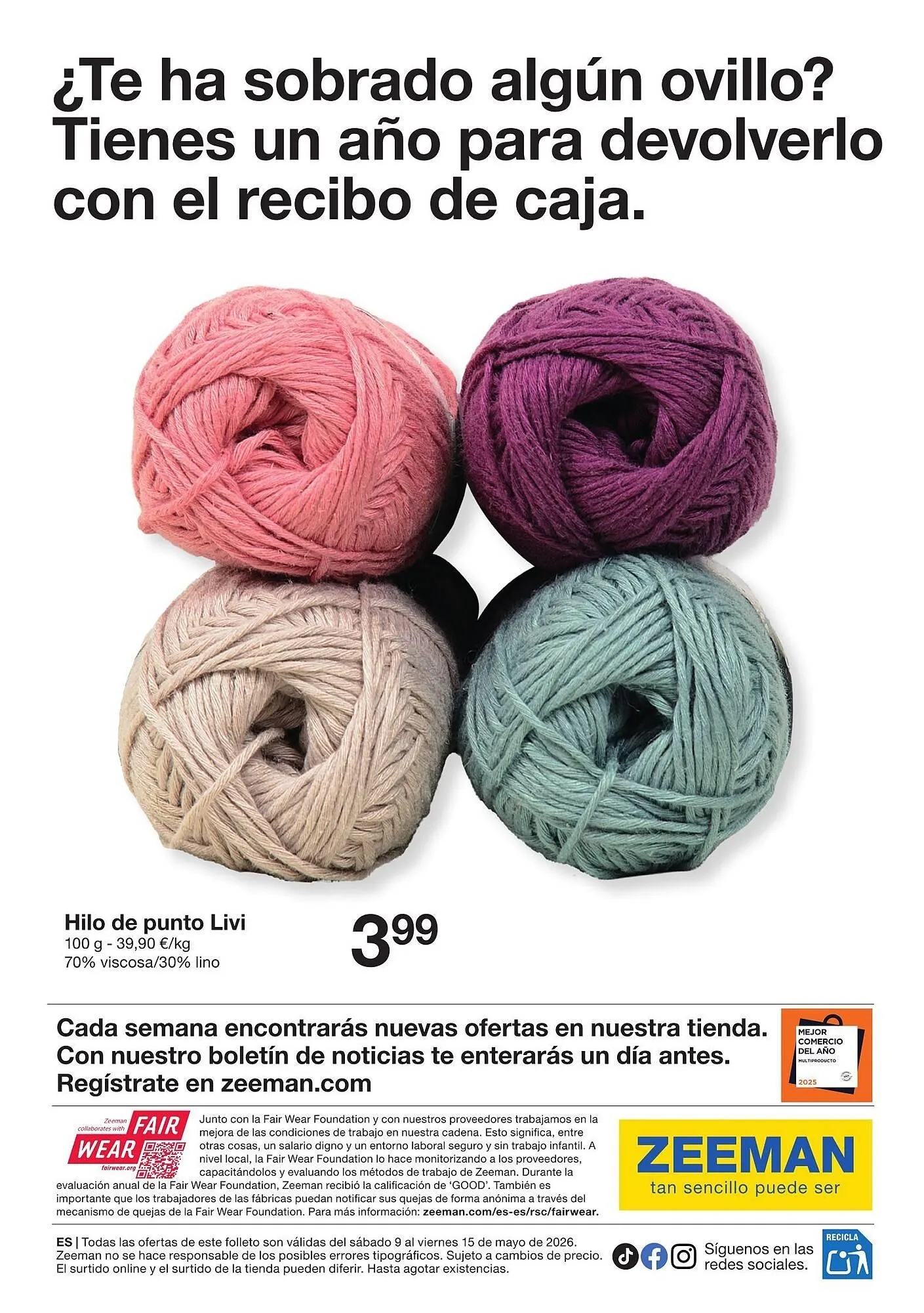 Catálogo de Catálogo Zeeman 9 de mayo al 15 de mayo 2026 - Página 12
