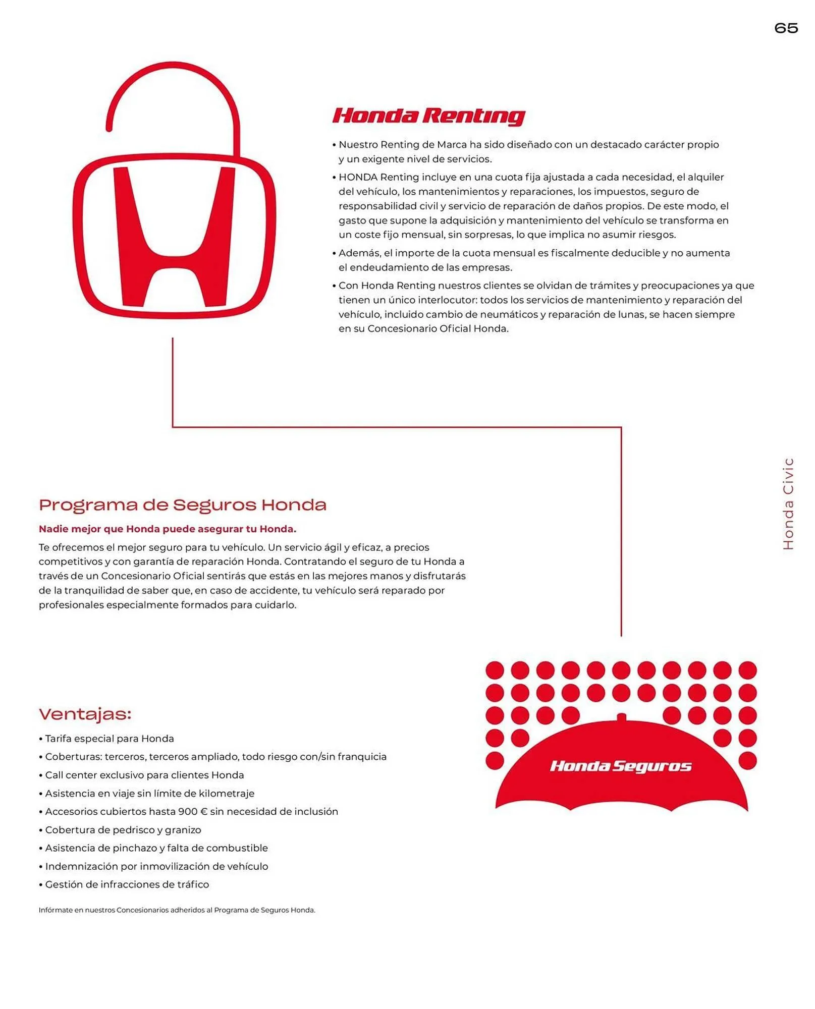 Catálogo de Folleto Honda 21 de enero al 31 de diciembre 2026 - Página 65