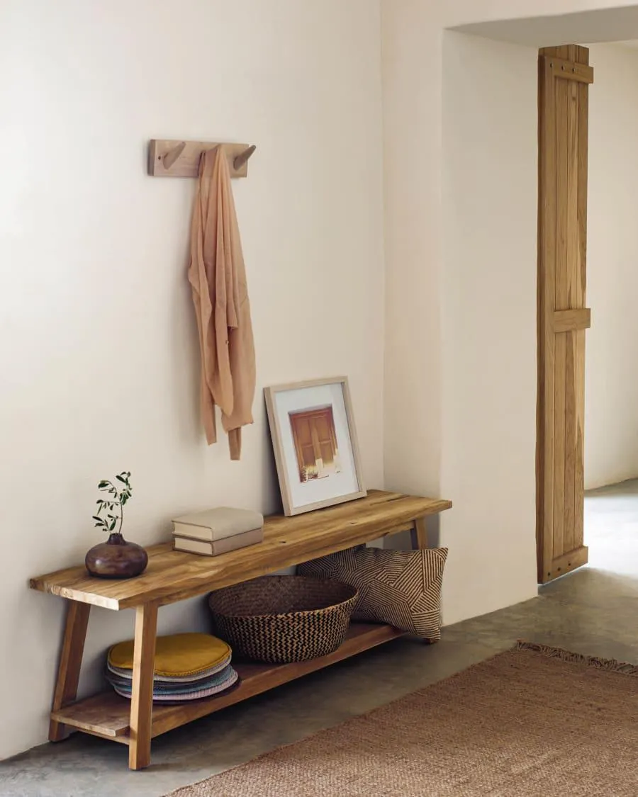 Banco Safara madera maciza de teca reciclada 150 cm