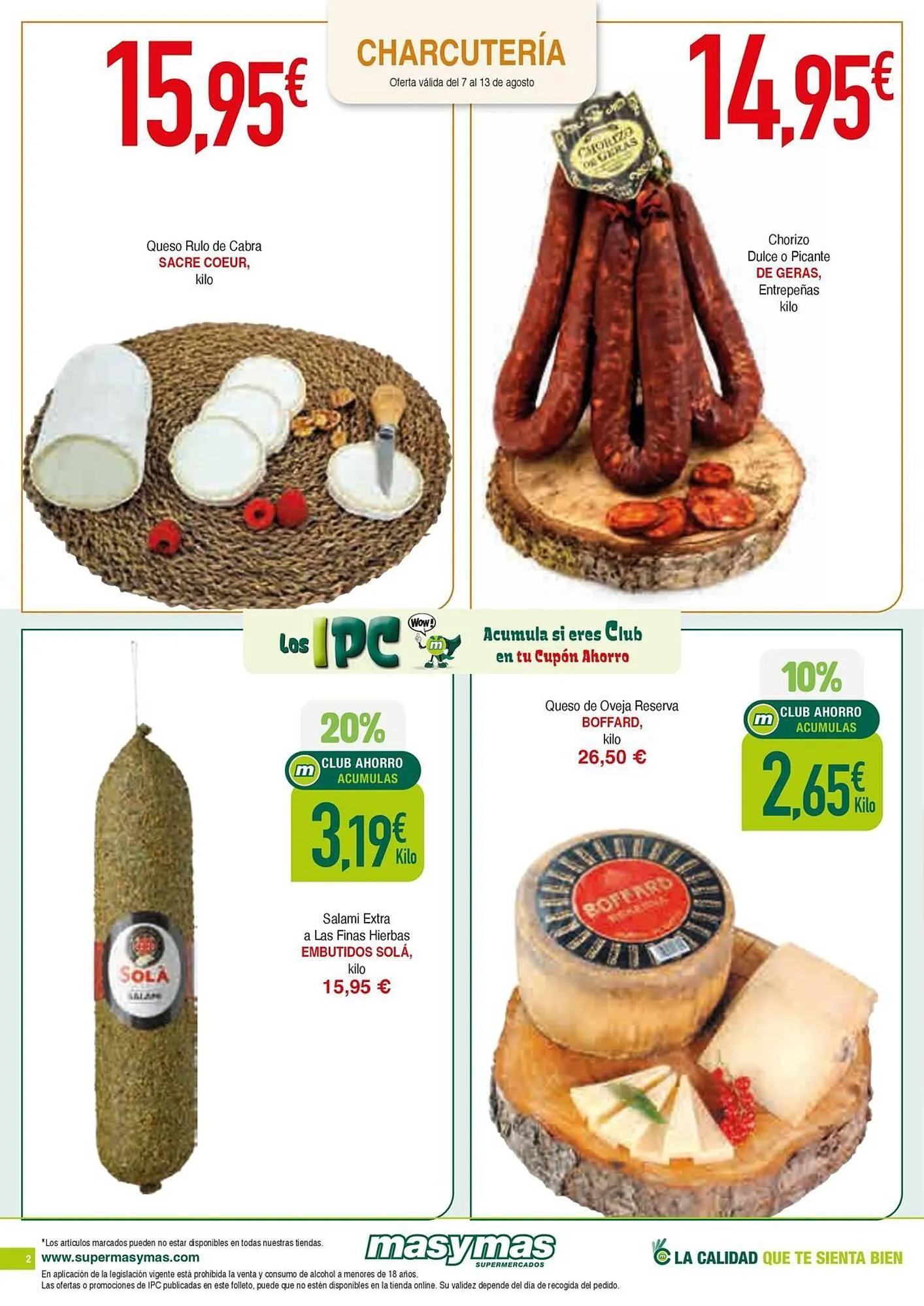 Catálogo de Folleto Masymas 7 de agosto al 13 de agosto 2025 - Página 2