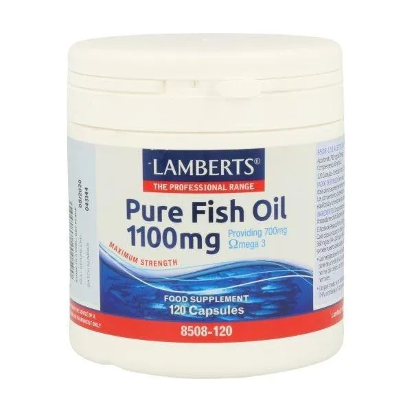 Aceite de Pescado Puro 1100 mg con 700 mg de Omega 3 – Lamberts