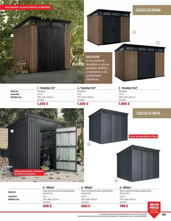 Catálogo de Bauhaus Verano 1 de junio al 31 de agosto 2025 - Página 175