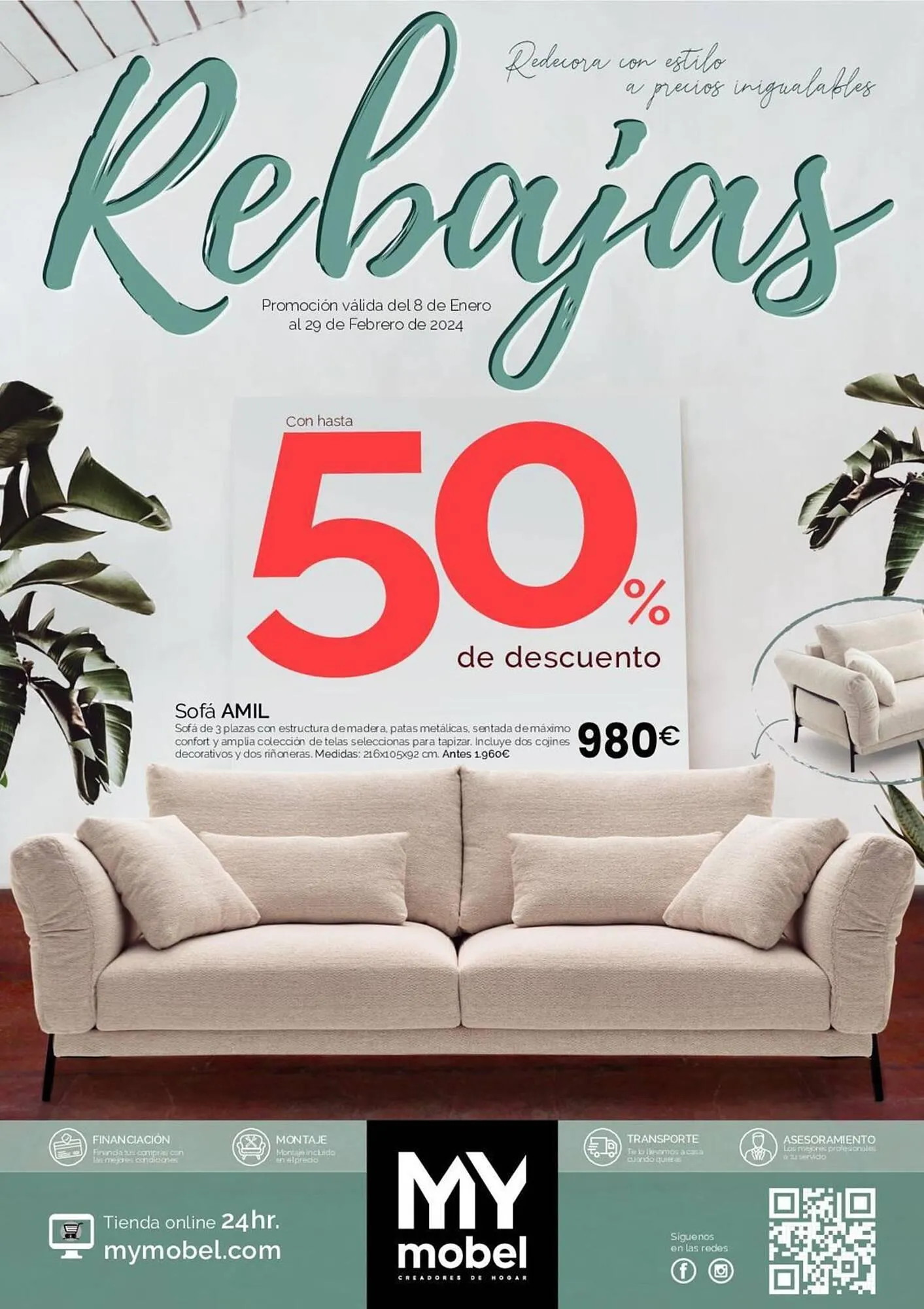 Catálogo de Folleto MyMobel 9 de enero al 29 de febrero 2024 - Página