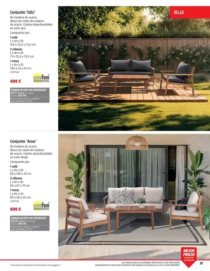 Catálogo de VERANO. Jardín, terraza, balcón.  26 de marzo al 20 de abril 2025 - Página 21