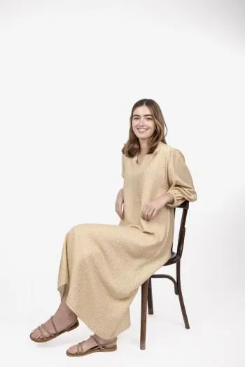 VESTIDO MEGAN MOSTAZA