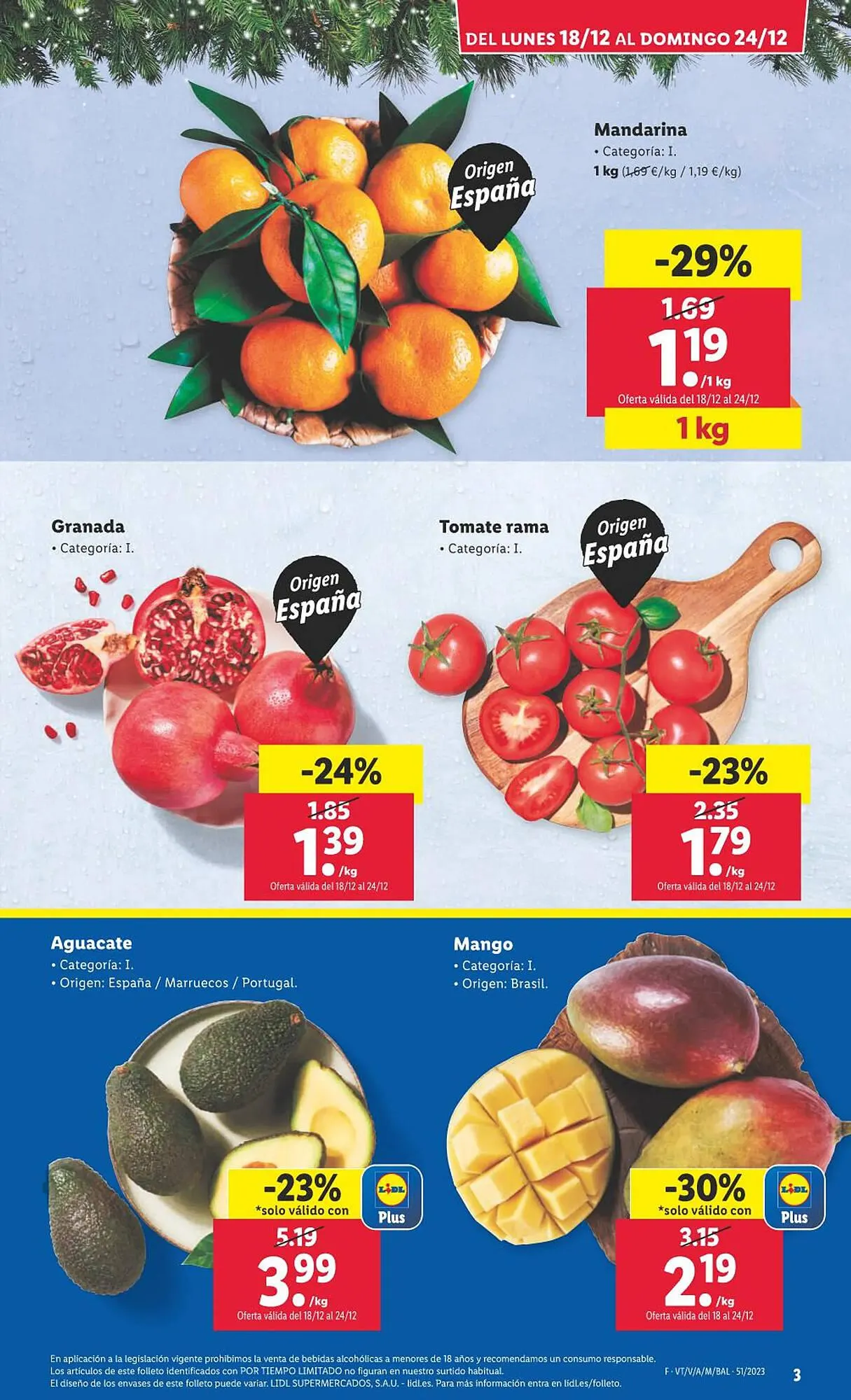 Catálogo de Folleto Lidl 18 de diciembre al 24 de diciembre 2023 - Página 3