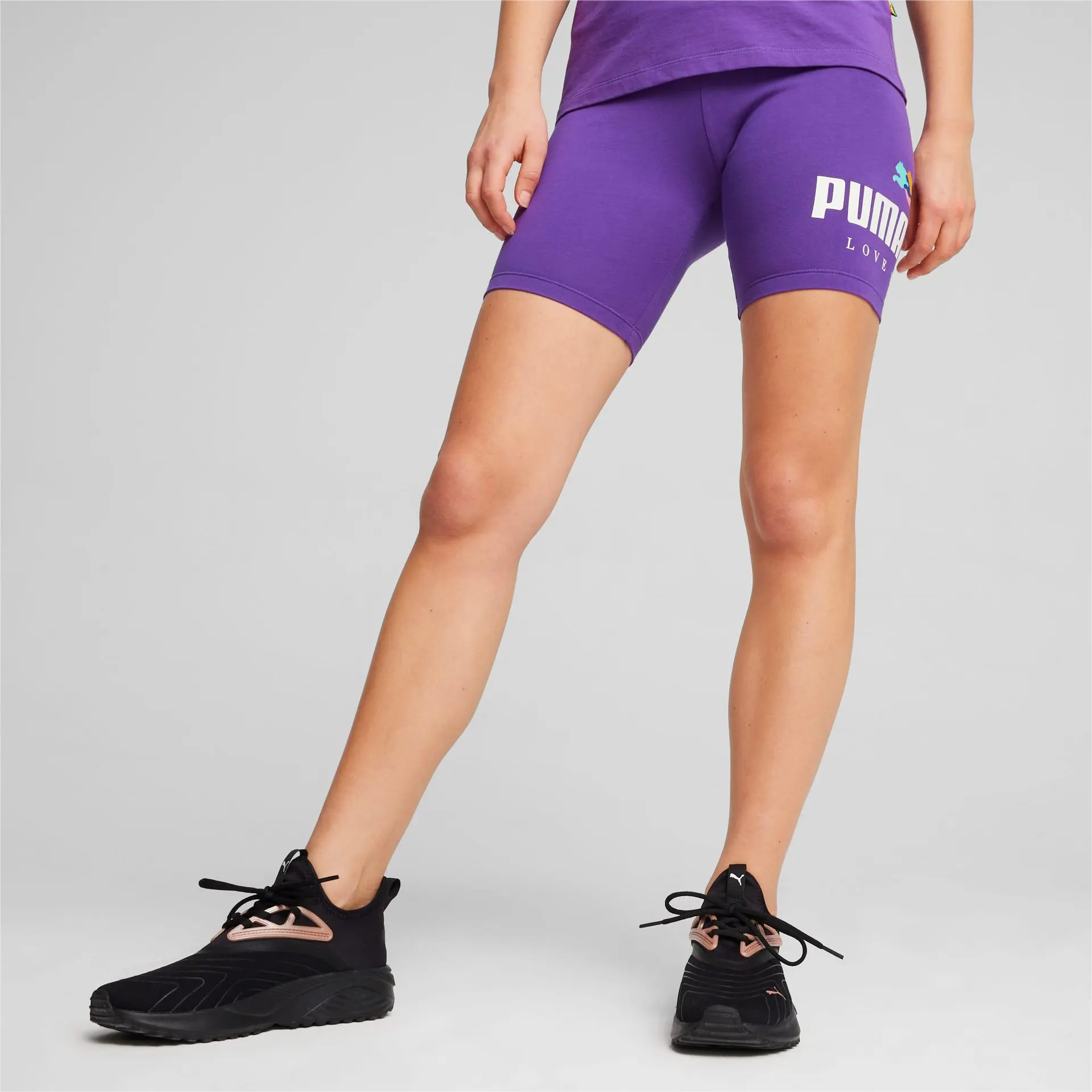 Shorts de ciclismo ESS+ LOVE WINS para mujer