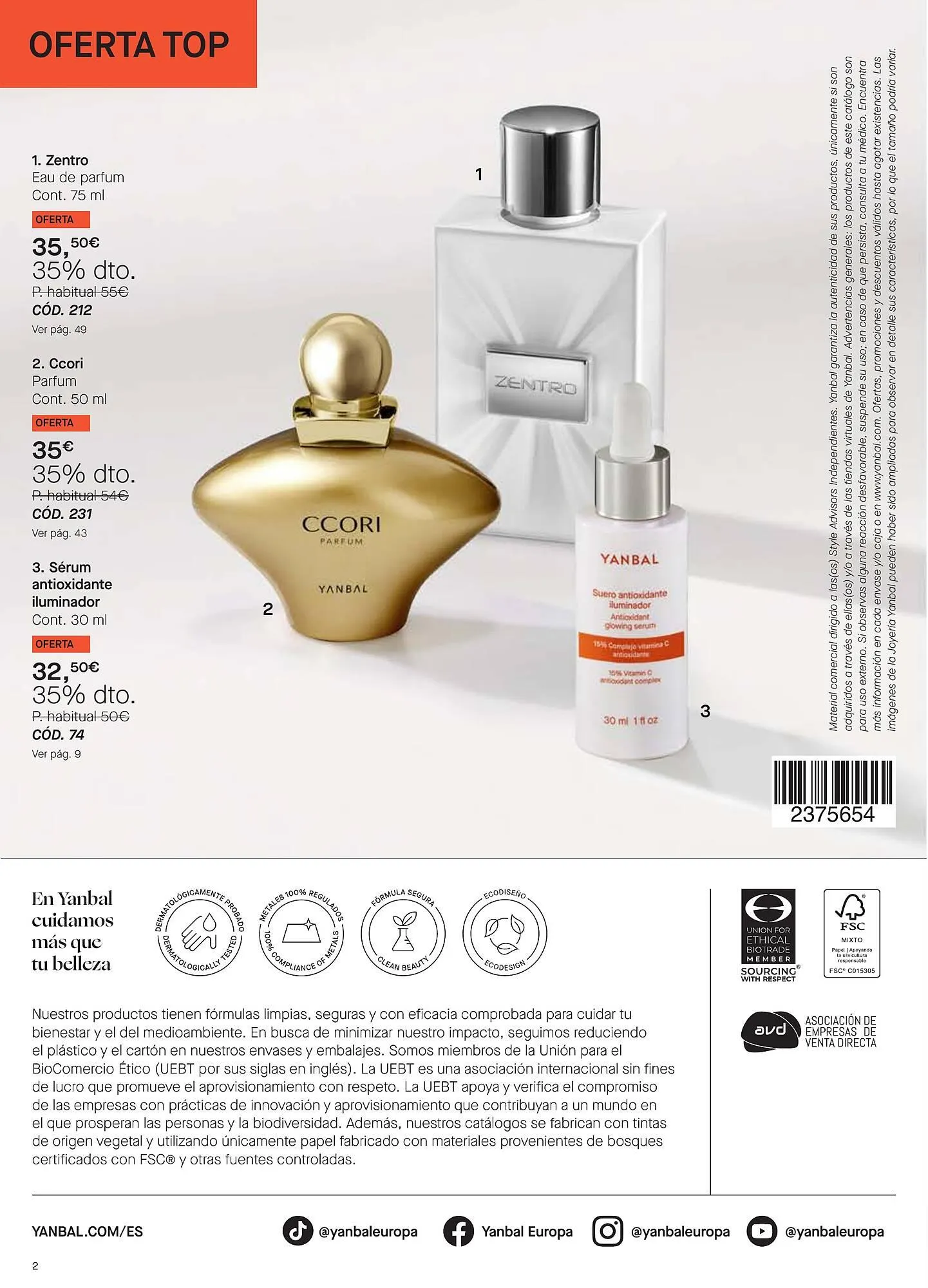 Catálogo de Folleto Yanbal 9 de marzo al 31 de mayo 2026 - Página 52