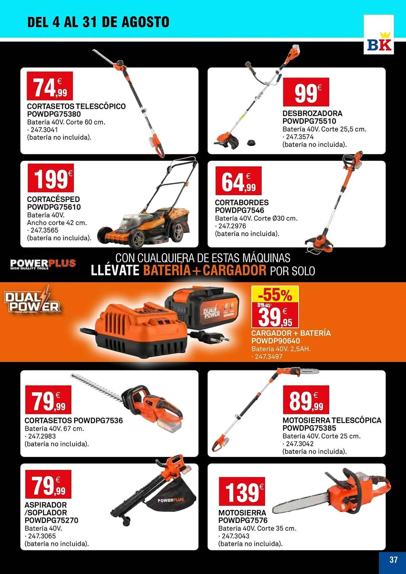 Catálogo de Folleto Bricoking 14 de agosto al 31 de agosto 2025 - Página 37