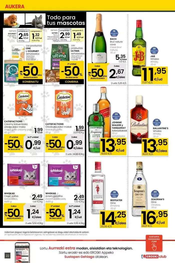 Catálogo de AUKERA OFERTA EROSKI CENTER 15 de mayo al 28 de mayo 2025 - Página 22
