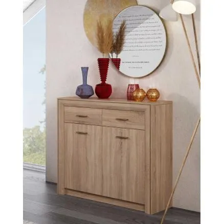 Consola con moldura en roble cambrian