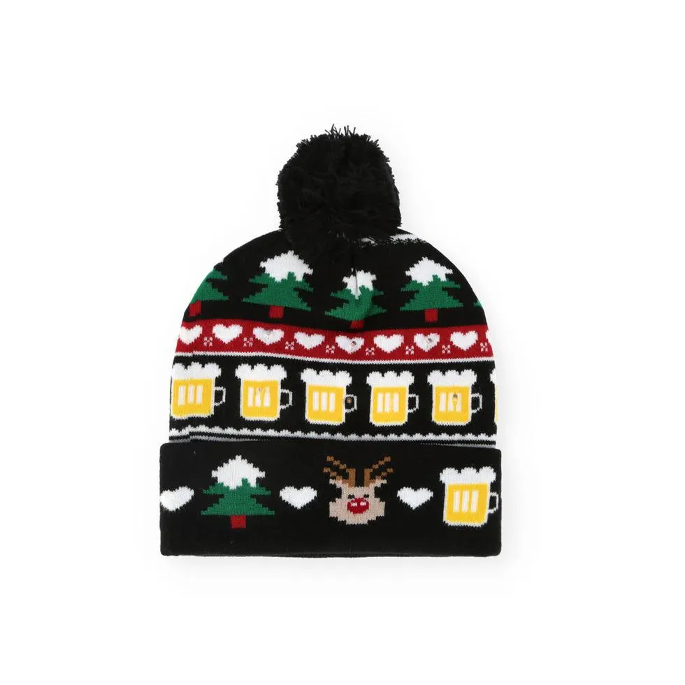 Gorro de navidad cervezas
