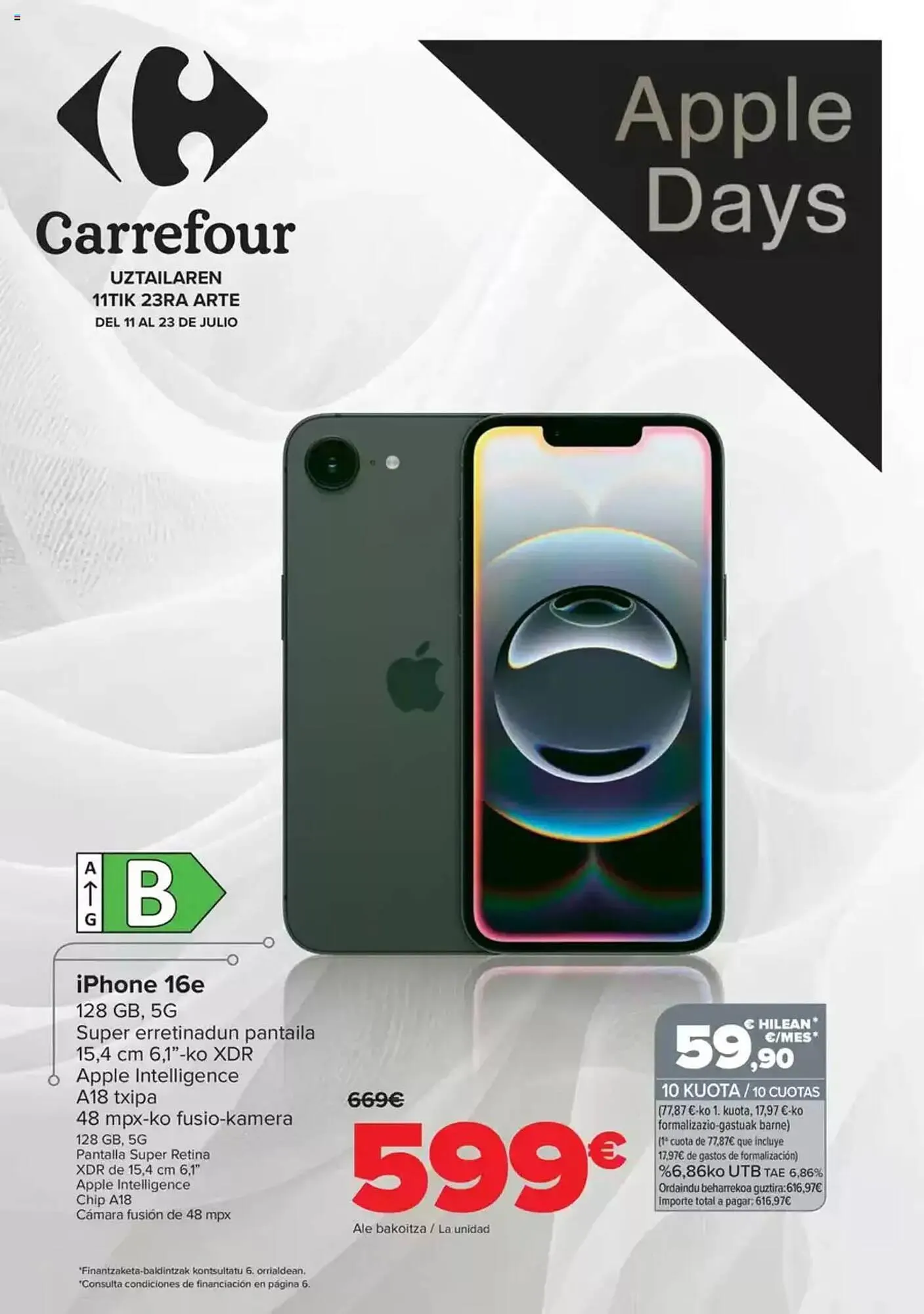 Catálogo de Folleto Carrefour 11 de julio al 23 de julio 2025 - Página 1