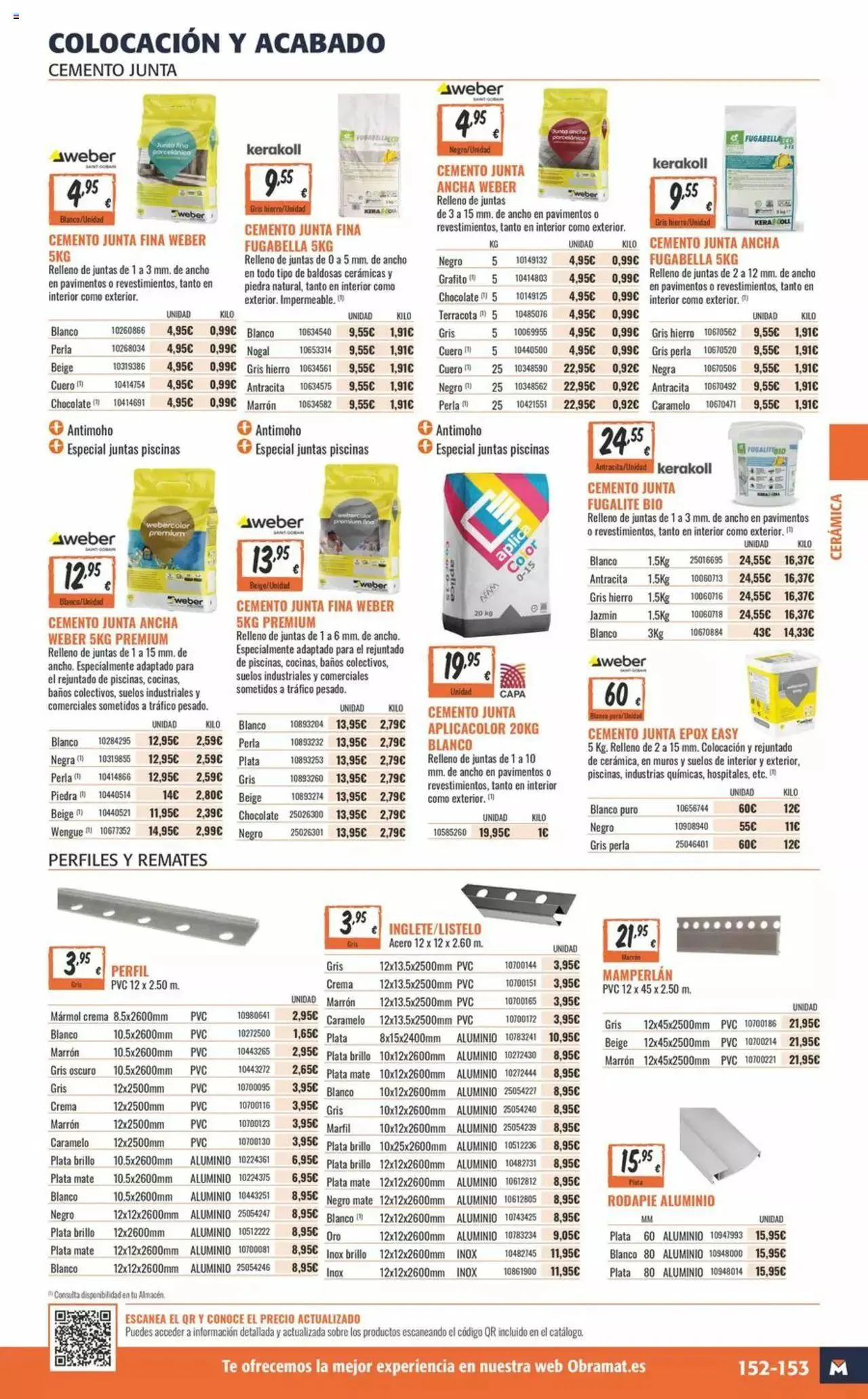 Catálogo de Obramat folleto 8 de marzo al 22 de abril 2024 - Página 153
