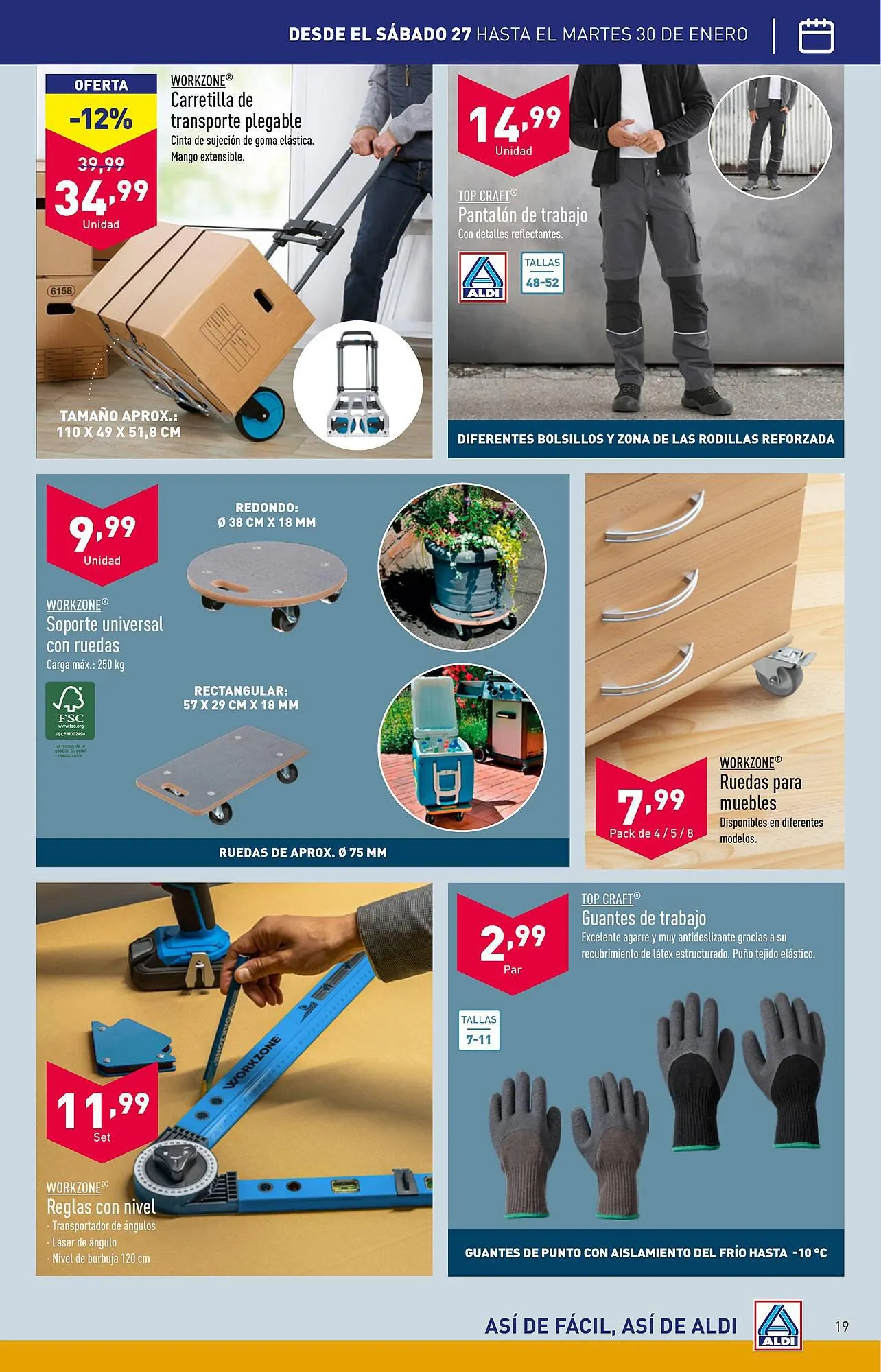 Catálogo de Folleto ALDI 24 de enero al 30 de enero 2024 - Página 19