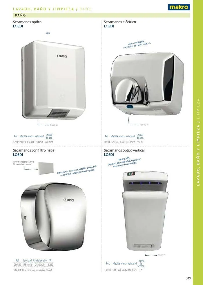 Catálogo de Equipamiento y suministros 23 de julio al 30 de noviembre 2024 - Página 349
