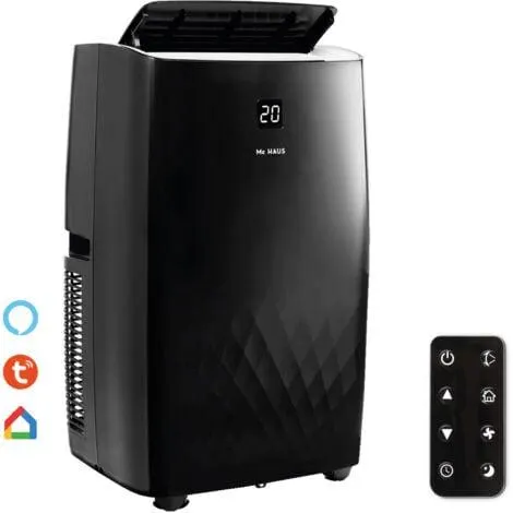 ARTIC-30 - Aire acondicionado portatil, conexión inteligente, enfriador movil de 12000 BTU/h, 3026 frigorias, 3 en 1: refrigerador, ventilador y deshumidificador, mando a distancia, espacios ≥ 23m²