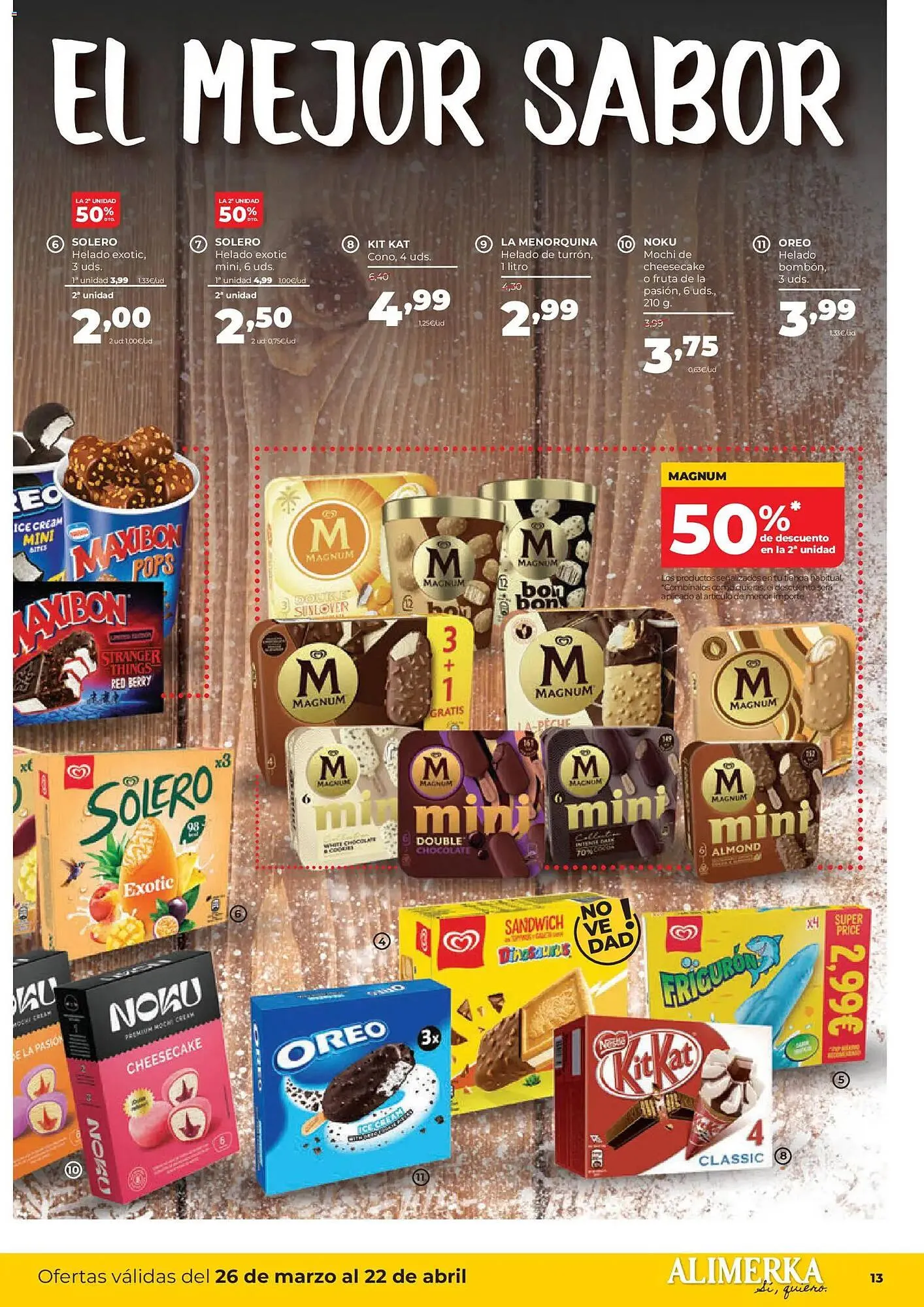 Catálogo de Folleto Alimerka 26 de marzo al 22 de abril 2026 - Página 13
