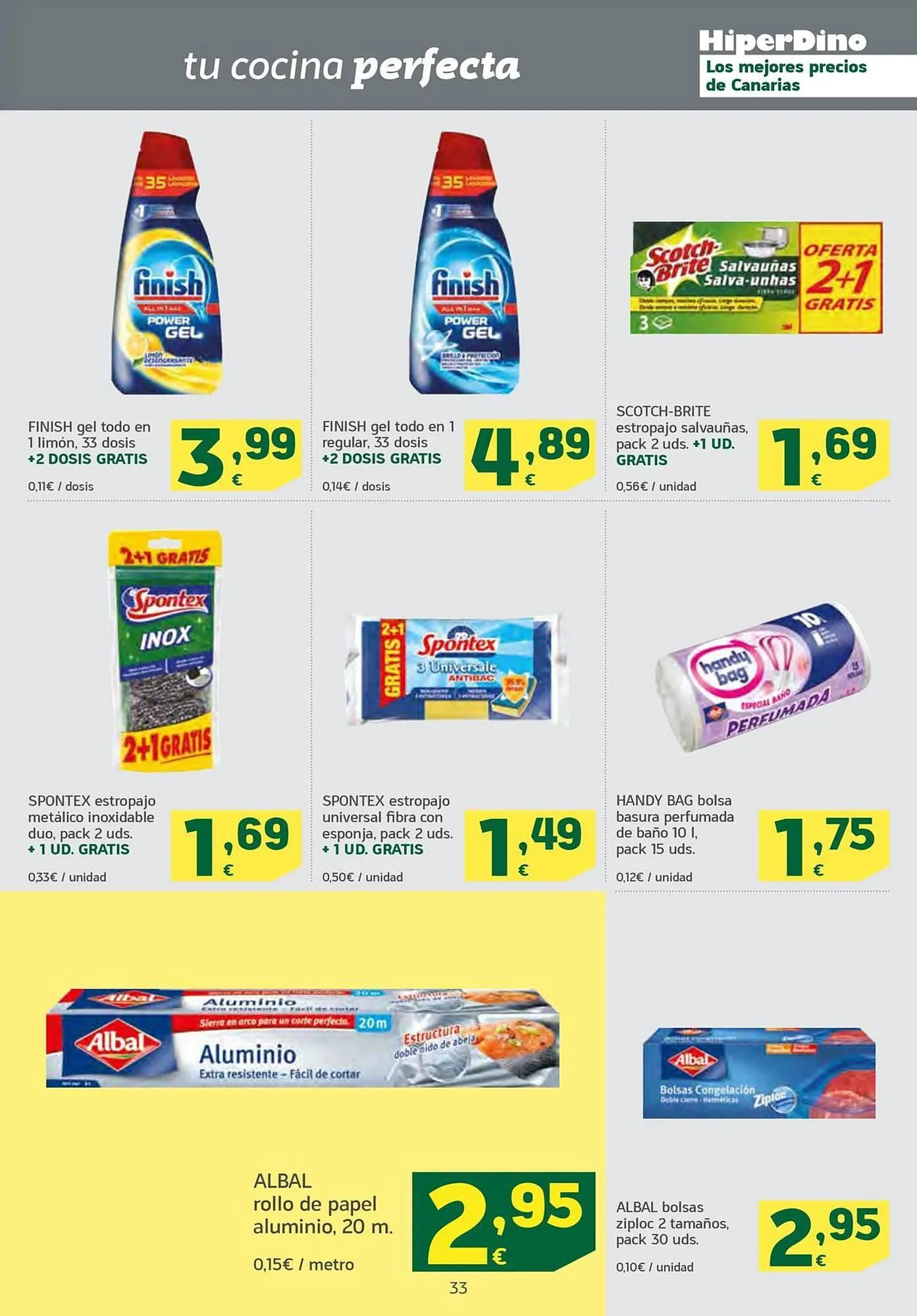 Catálogo de Folleto HiperDino 8 de febrero al 22 de febrero 2024 - Página 33