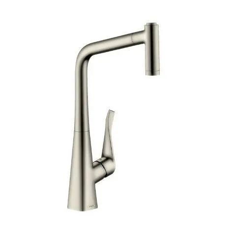 Grifo de cocina Hansgrohe Metris 320 2jet caño extraíble