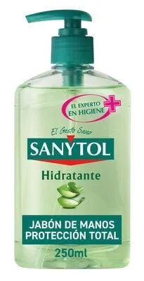 Jabón manos Sanytol 250ml hidratante