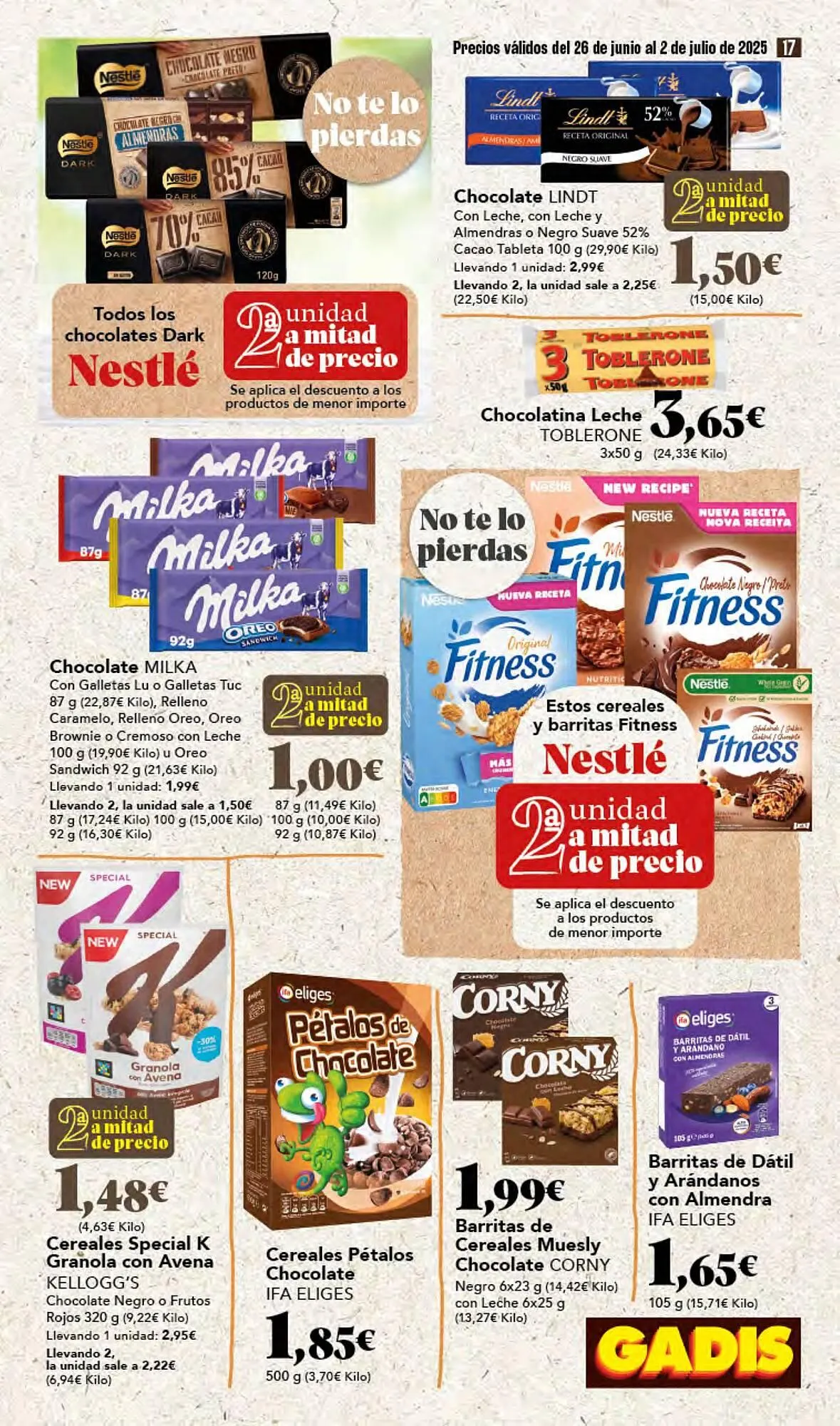 Catálogo de Folleto Gadis 26 de junio al 2 de julio 2025 - Página 17