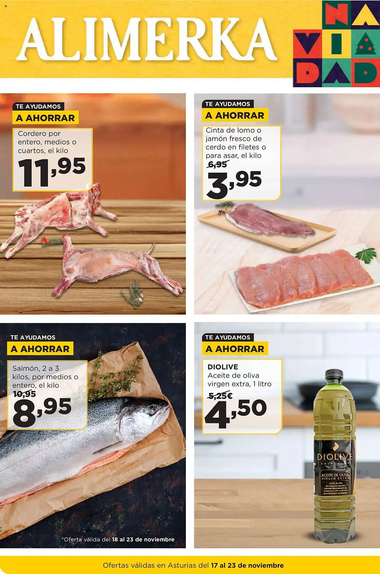 Catálogo de Folleto Alimerka 17 de noviembre al 23 de noviembre 2025 - Página 1